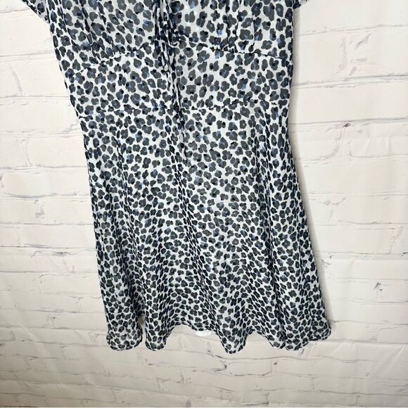 Aqua small blue & black dress - Picture 4 of 6